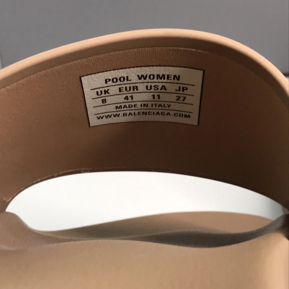 New Authentic Balenciaga Pool Slides | Effortless Style, Iconic Comfort - Picture 6 of 9